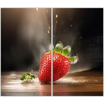 Kuchyňské prkénko Skleněná Ochranná Deska a Krájecí Prkénko | Indukce, Sporák ds-0317