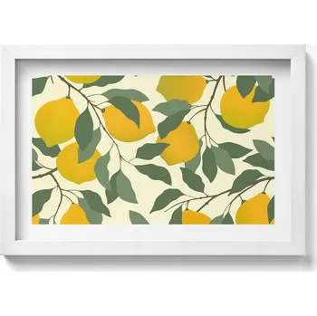 Obraz Obraz dekorace na zeď Ilustrace do kuchyně sicilských citronů 30x20 cm