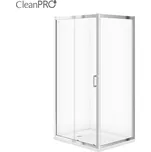 CERSANIT sprchový kout ARTECO, průhledný 100x80x190cm, chrom, S157-011