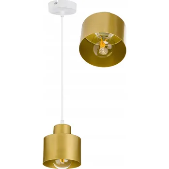 Závěsné stropní svítidlo Závěsný lustr kovový zlatý 1