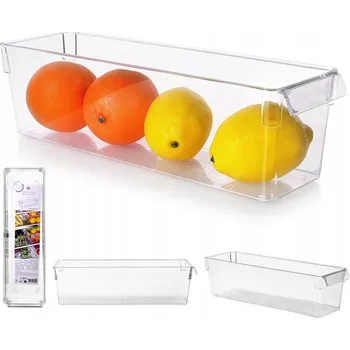 Dóza na potraviny Organizér DO LEDNICE kuchyňská nádoba na potraviny 36x10,5x10 cm