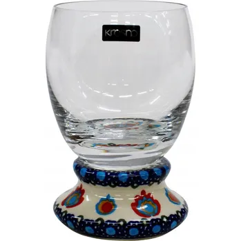 Sklenice Keramická sklenice na whisky Ceramika Bolesławiec