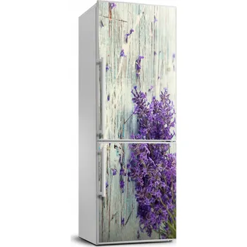 Fototapeta Samolepka samolepící dýha Levandule na dřevě