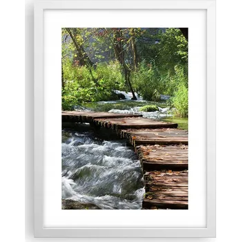 Obraz Obraz plakát v bílém rámu do obýváku 30x40 krajina plakáty na zeď