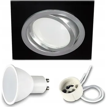 Stropní zapuštěné svítidlo Kwazar Luminaire 7 W GU10 černé