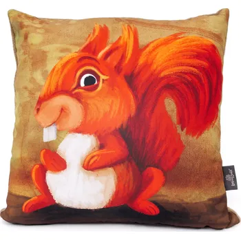 Polštář Lesní svět Polštářek - Veverka