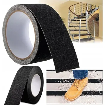 Lepicí páska Protiskluzová páska na schody 25 mm černá