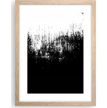 Obraz Obraz plakát v rámu světlý dub do obýváku 30x40 abstrakce plakáty na zeď