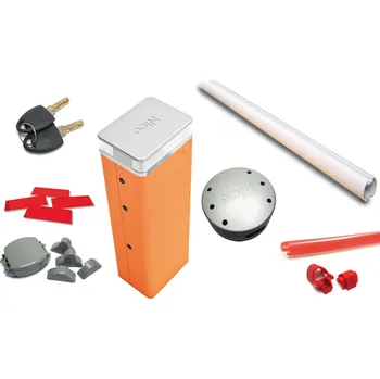 Pohon brány NICE S.p.A. Sada zálohovatelné designové dopravní závory MBAR pro kontrolu a řízení přístupu do 5 m