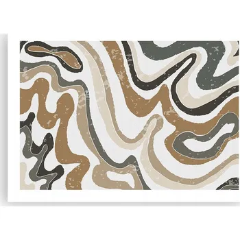 Obraz Plakát bez rámu do obývacího pokoje ložnice 70x50 abstrakce moderní módní obraz