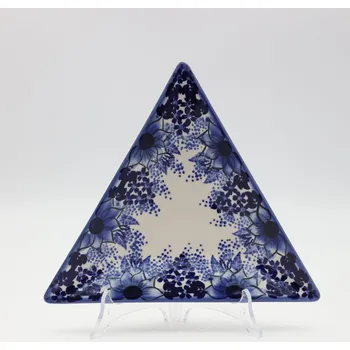 Keramický tácek, mísa trojúhelníková, Keramika Bolesławiec