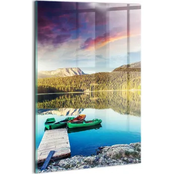 Obraz Foto Obraz Fotografie Sklo Do Posilovny Odolný Nástěnný Krajina řeky 20x30