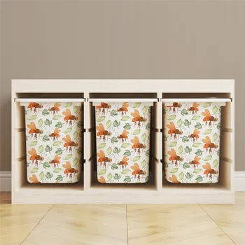 Fototapeta Nálepka na koš, kontejner IKEA TROFAST pro děti 34x50CM