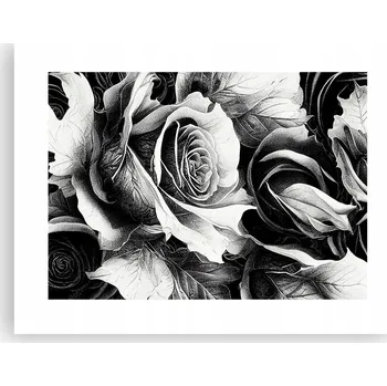 Obraz Obraz plakát do obýváku ložnice 40x30 květiny foto na zeď bez rámu