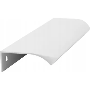 Nábytkové kování NÁBYTKOVÁ ÚCHYTKA BÍLÁ MATNÁ, HRANOVÁ PŘESAHUJÍCÍ 320mm, LOFT UA02