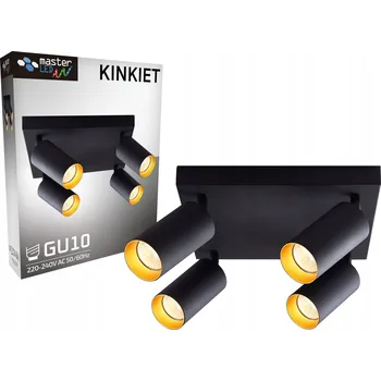 Nástěnné svítidlo Nástěnné svítidlo Masterled černé, žluté GU10 35 W