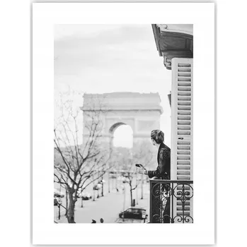 Obraz Obraz plakát do obýváku ložnice 30x40 Paříž foto plakáty na zeď bez rámu