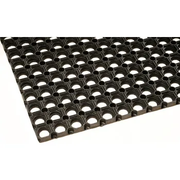 Rohožka J-Line Rohož Ring černá BARVA: Černá, ROZMĚR: 50x80 cm