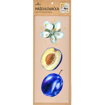 Textilní nažehlovací páska Lesní svět Nažehlovačka S 009 - Švestka