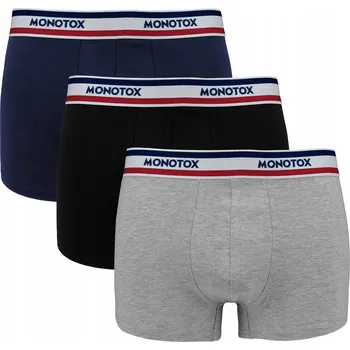 Pánské spodní prádlo MONOTOX Spodní Prádlo Boxerky šedé, velikost L