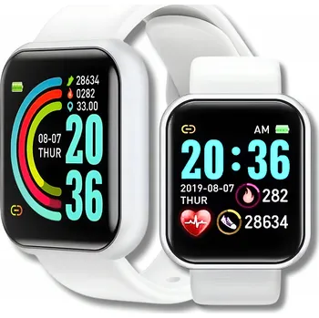 Hodinky Chytré Hodinky ZeeTech Hodinky D20 stříbrné