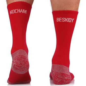 Pánská móda Trekingové Ponožky Black Peak LIGHT z merino vlny I LOVE BESKIDY 39-42