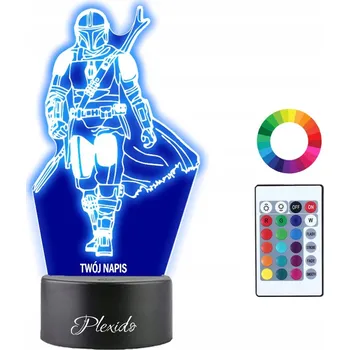 Lampička Noční lampa Plexido vícebarevná