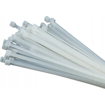 Stahovací páska 100 x SILNÉ STAHOVACÍ PÁSKY STAHovací STAHOVACÍ PÁSKY BÍLÉ PÁSKA 2,5x250 100 ks