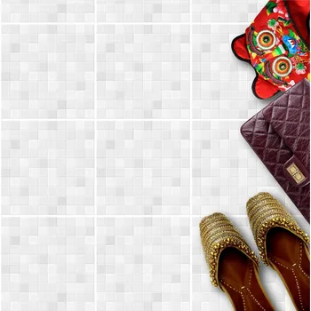 Fototapeta Samolepky na podlahové dlaždice 30x30 cm bílé čtverce