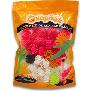 ostatní stavebnice Stavebnice z ovovíček - plameňák