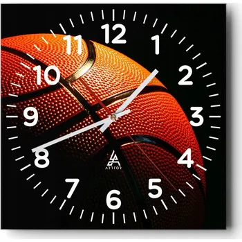 Hodiny Nástěnné hodiny do obýváku 40x40 Sport Bezhlučné hodiny na skle Stylové Tiché