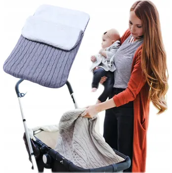 Fusak Teplý dětský fusak do kočárku, autosedačky i postýlky