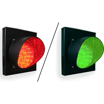 Pohon brány TECHNOPARK CZ s.r.o. semafor 1 komorový, 50 LED diod, červená/zelená