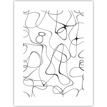 Obraz Obraz plakát do obýváku ložnice 30x40 abstrakce plakáty na zeď bez rámu