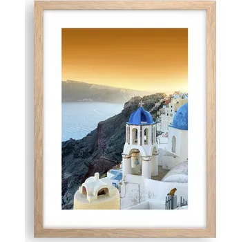 Obraz Obraz plakát v rámu světlý dub do obýváku 30x40 krajina plakáty na zeď