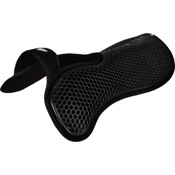 Acavallo podložka Hexa gel s paměťovou pěnou, zesílení vpředu, bílá