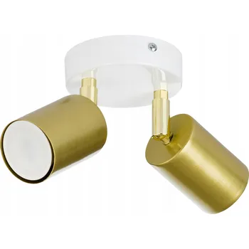 Stropní svítidlo stropní svítidlo nástěnné svítidlo bodové zlaté halogenové 2x GU10 dvojité