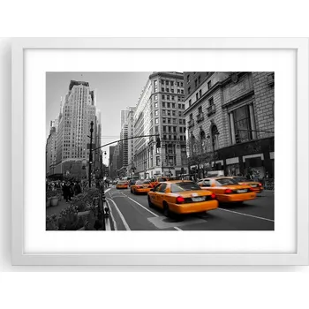 Obraz Obraz plakát v bílém rámu do obýváku 40x30 foto plakáty na zeď s motivem města