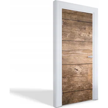 Fototapeta Samolepící nálepka na dveře skříně Dřevěná podlaha 85 x 205 cm