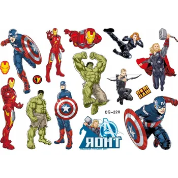 Odstranitelné tetování Smyvatelné tetování pro děti AVENGERS CG228