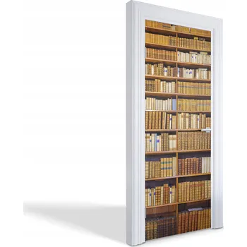 Fototapeta Samolepící dekorativní nálepka na dveře a nábytek Staré knihy 75x205 cm