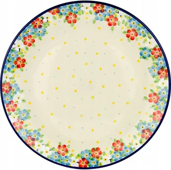 Talíř Mělký jídelní talíř 25 cm - Ceramika Artystyczna Bolesławiec