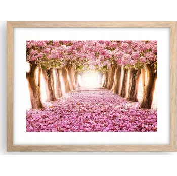 Obraz Obraz plakát v rámu světlý dub do obýváku 40x30 krajina foto na zeď