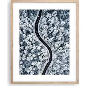 Obraz Obraz plakát na zeď v rámu světlý dub 40x50 krajina plakáty do obývacího pokoje