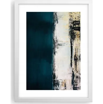 Obraz Obraz plakát v bílém rámu do obýváku 30x40 abstrakce plakáty na zeď