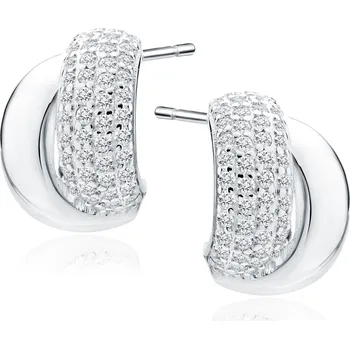 Náušnice Olivie Svatební stříbrné náušnice 9411 Ag 925; ≤3,6 g.