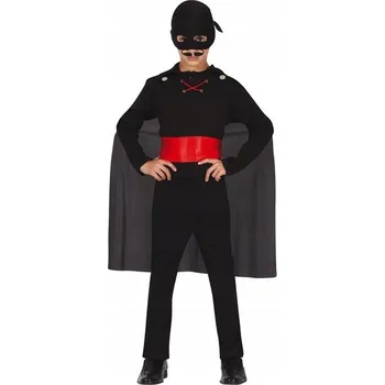 Karnevalový kostým KOSTÝM ZLODĚJ V MASKĚ LOUPEŽNÍK 146
