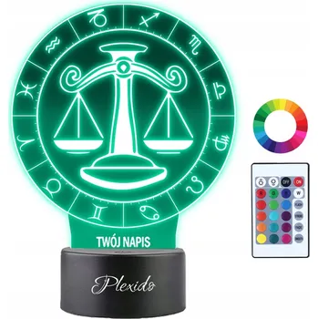 Lampička Plexido vícebarevná Noční lampa