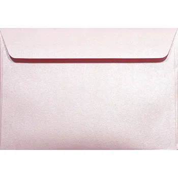 Obálka Obálky C6 perleťově růžové Majestic 5 ks - na pozvánky