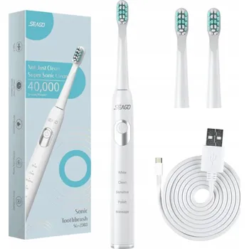 Elektrický zubní kartáček SEAGO 40k SPEED SONICKÝ ZUBNÍ KARTÁČEK